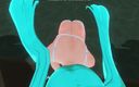 H3DC: 3D Hentai POV Hatsune Miku Wysysa cię