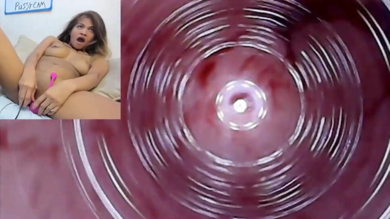 SexyGamingCouple: Endoscop filmări cu pizdă cam de ejaculare înăuntru lunar cu pizdă...