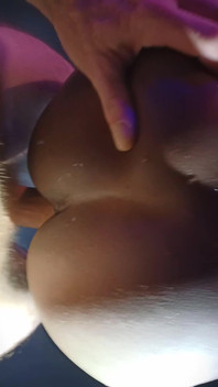 Sex From Behind in Her Tight Black Pussy POV in Jacuzzi