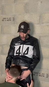 Nath an fucked raw in leather by Stepdaddy