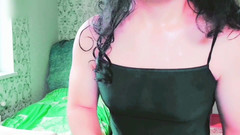 Kitty_Cross: Ohnutá pouštní tanečnice s velkým zadkem Lady Boy Cosplayer modelka...