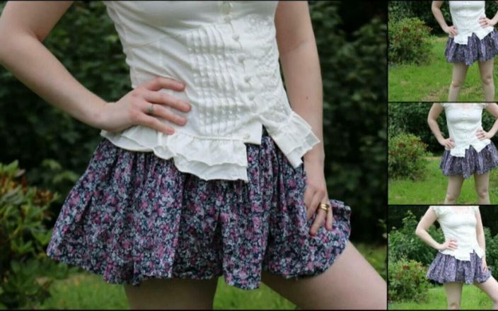 Horny vixen: Haley Wearing My Miniskirt Outdoors