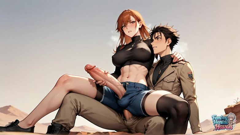 Femboy Hentai Haven: Echa un vistazo a la seducción del desierto de fetiche...
