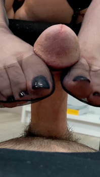 Porra nos pés: Descalça & Punheta com os pés de nylon Compilação # 19 - Dame Olga (4k) (657)