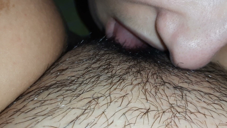 Lesbian-illusion: I Press Her Head Closer to My Hairy Pussy with...