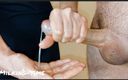 Milking-time: Червоні нігті після оргазму, дражнить голову, 8-х, добірка сперми - час доїння
