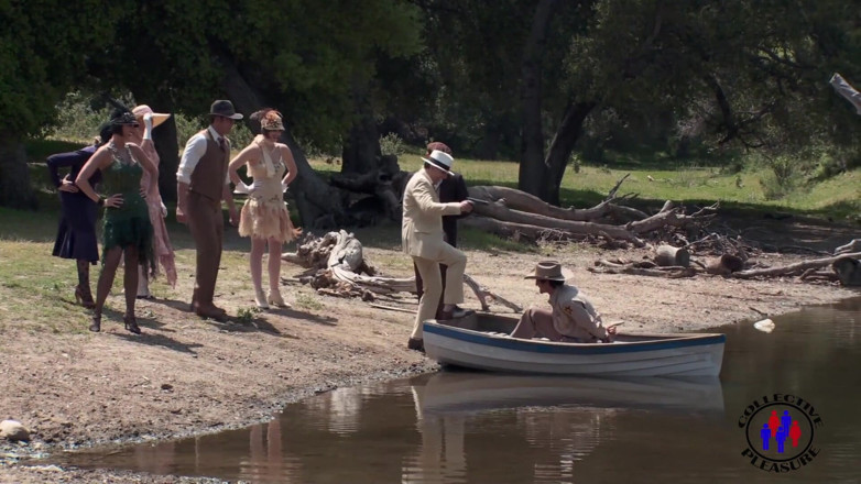 Colective Pleasure: Gangsta picnic by the river turns into orgy.
