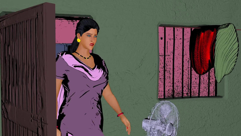 Animxyzn: Dia datang ke rumah ibu tirinya