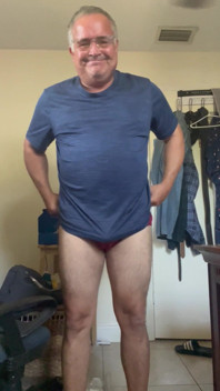 Man Undressing