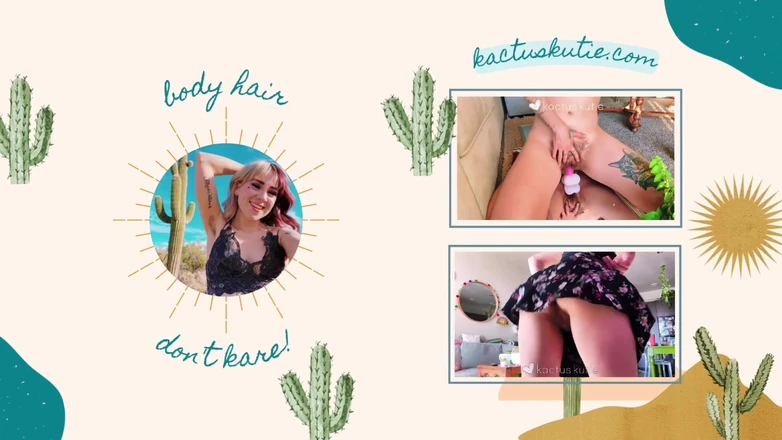 kactus kutie: Artsy Girl with Big Ass Cums in the Mirror
