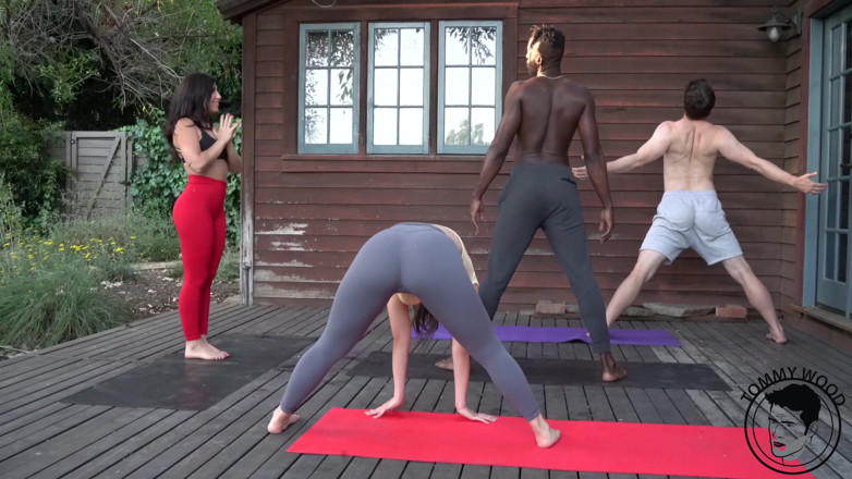 Tommy Wood XXX: Hot swingers orgy having flexible yoga foursome trukait &amp; yoga goddess