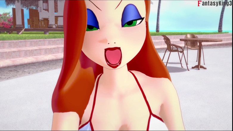 Fantasy king: Jessica Rabbit bikinili bakış açısıyla seks yapıyor