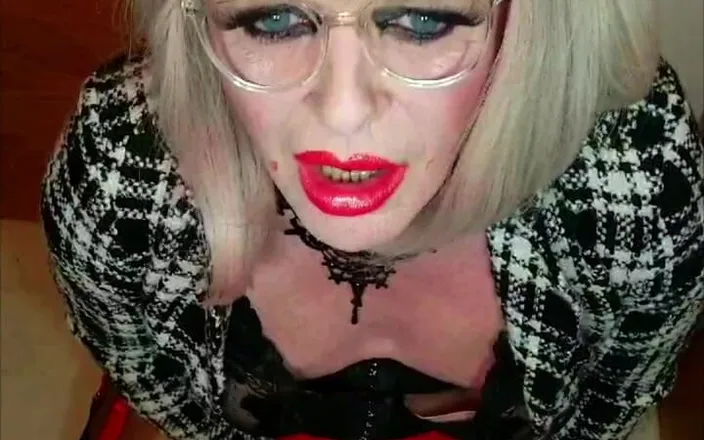 Emma Browne: Secretary Cum in Stockings