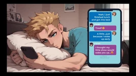 Mijn nieuwe vriendin taboe Hentai-spel ep.12 Twee stiefzussen plagen hem!
