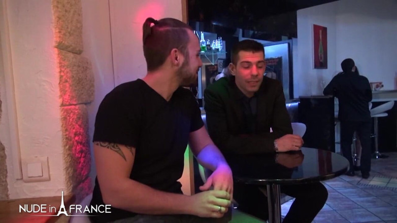 Nude in France: A guy offers her young wife in a swinger club...