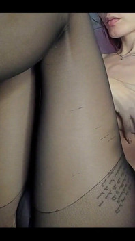 Nylon Pussy Teasing Show!