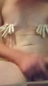 Clothespin Play Fetish Fanclub Video of the Month Ffvotm 2