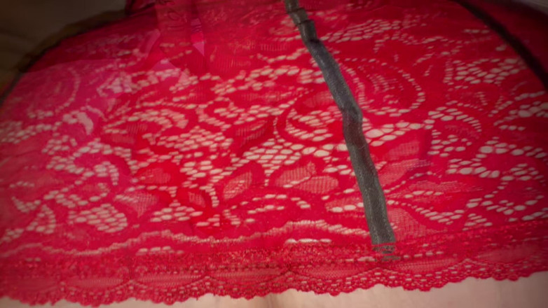 SinfulShadows: Voluptuosa milf en lencería roja follada duro