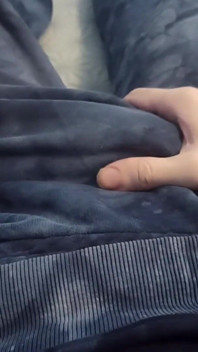 Guy in Pants Is Massaging His Cock