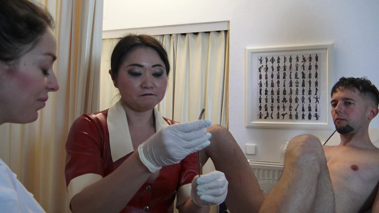 Femdom Austria: Slave Casting! Test 8 Medical Slave Training Part 1. Rt and Get...