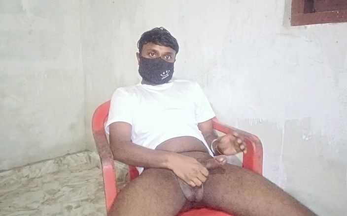 Royalroy: Royal Roy Playing with Big Black Dick Massaging and Cum
