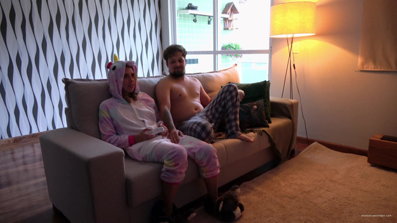 Homegrown Swingers: Onesie Girl Rides a Dick
