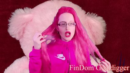 FinDom Goaldigger: Transformace s ošukanou růžovou plyšovou hračkou