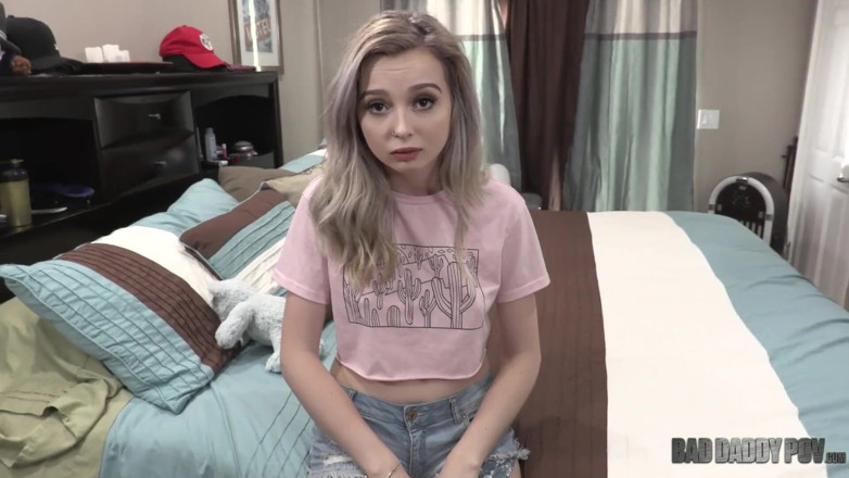 BadStepFamilyPov: Lexi Lore 1, gagică dulce iubește pula bună a tatălui vitreg și...