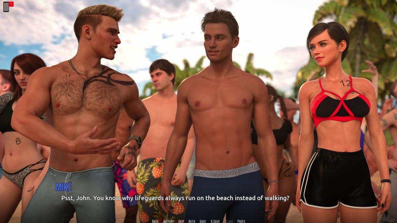 3D Cartoon Porn: Dominos beach 18: tryouts rounds 1-2 (sfw)
