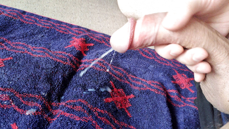 Curved One: Крупним планом, вигнутий член, сперма