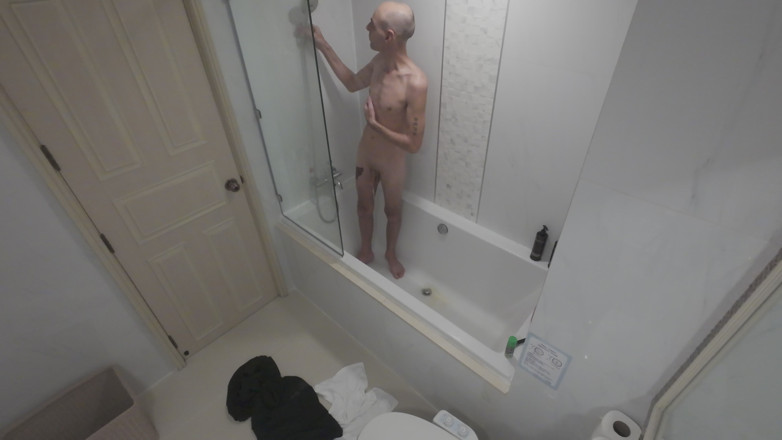 Big dick dadddy: Secret Shower Cam Caught Me Touching Myself