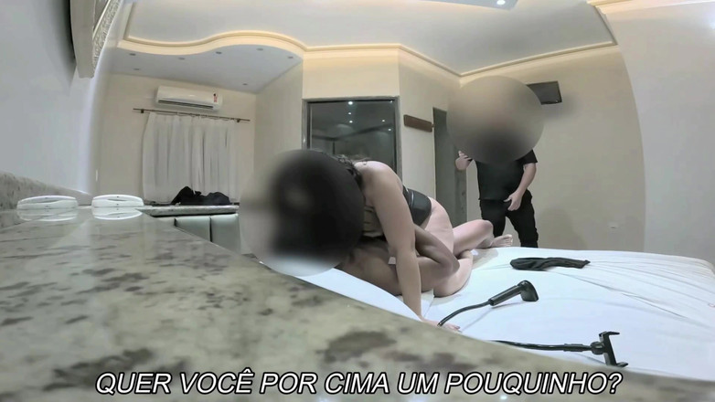 Minhaesposaparaoutro: Echtes hausgemachtes Analreiben mit Untertiteln, echtes Cuckold-Vergnügen, Ehemann, der seine...