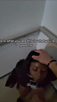 Shy Girl Gets Convinced in Elevator to Swallow a Stranger's Cum