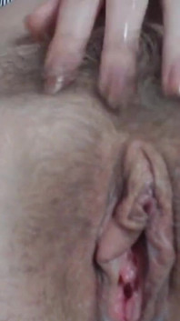 Stepmommy Playing with Hairy Pussy