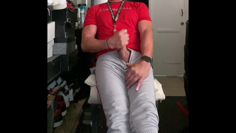 JockDad87: Casa do treino de beisebol e Jockdad87 está com tesão