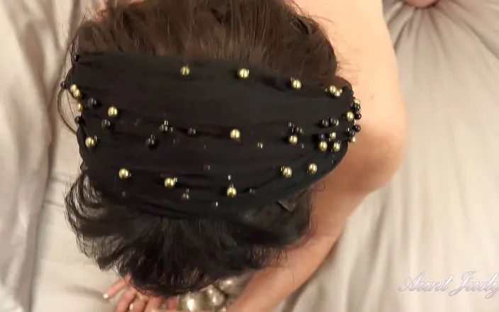 Aunt Judy's: AuntJudys - 42yo busty step-auntie Janey jerks you off &amp; sucks your cock