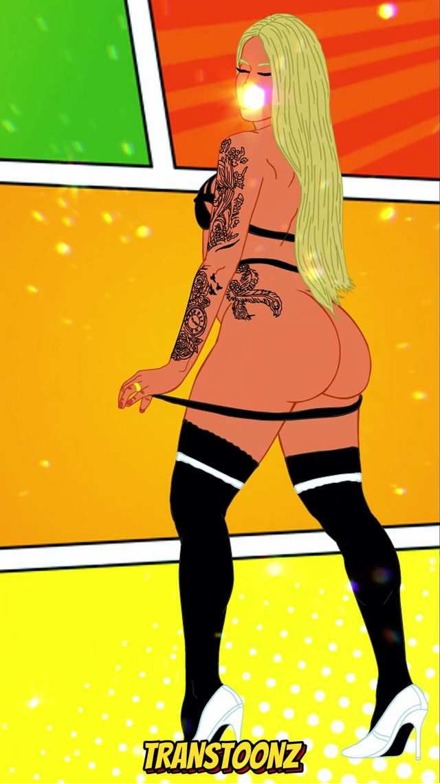 Big Booty Dick Queen Bts Photoshoot (Trans Toonz)