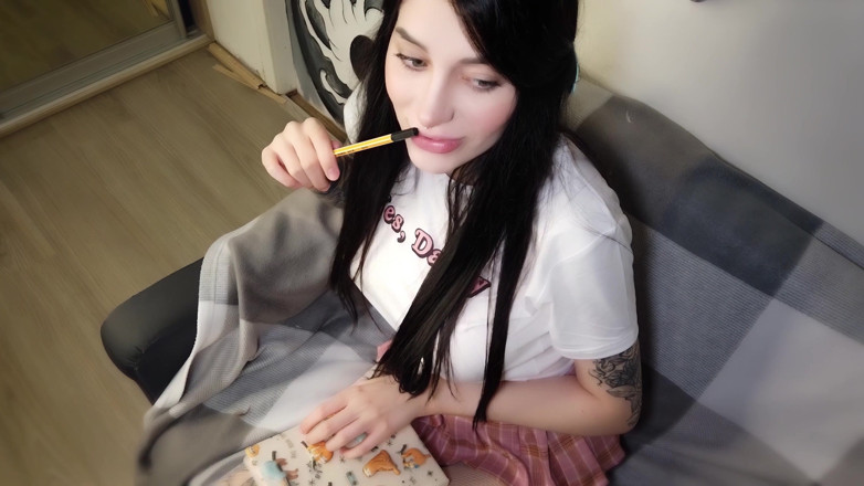 Honey Haze: Sweet Teen Anal Streching. Honey Haze
