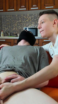 Alex's Balls Shouldn't Be Relaxed Next to a Big Guy!