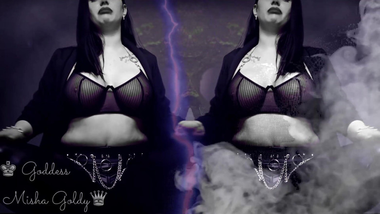 Goddess Misha Goldy: Kamu lagi ngidam hadiahnya! Dompetmu perlu dihabisin! (Versi halloween)