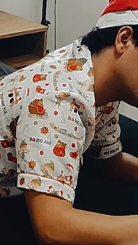 산타 선물 받기