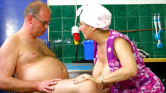 German Porn: In the area of responsibility of janitor Schwuttke poaching a...