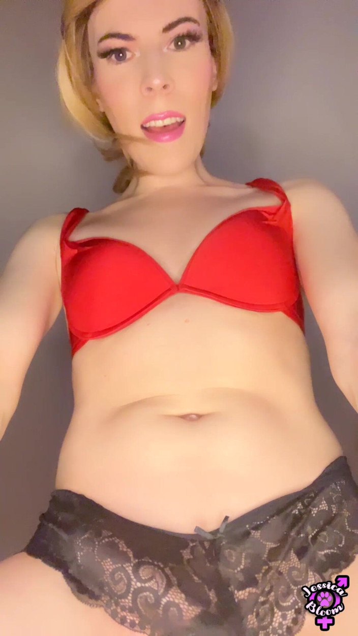 Jessica Bloom: Trans demon castiga você com seu pau enorme e carga...