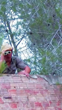 Hot foursome with horny teens outdoor fucked in the ass