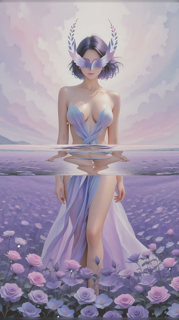 LustRender: Bogel Muse Antara Lavender-Rose Blooms