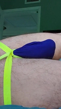 Wearing Your Thong Makes Me a Horny Pig
