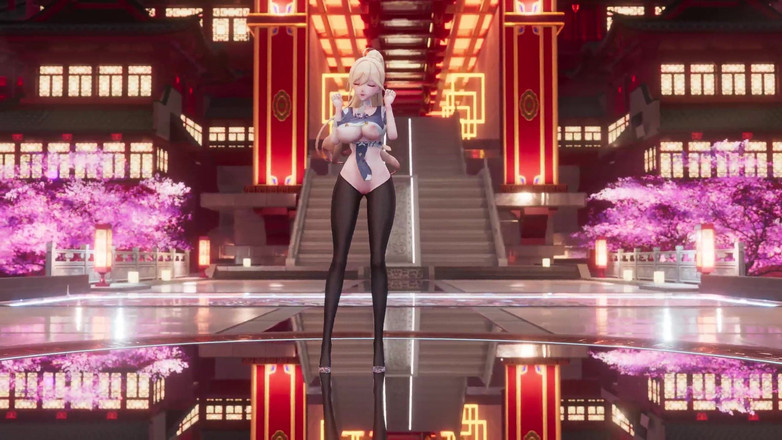 MikuMotion: [mmd] Marionette erotic Uniform Black Stockings