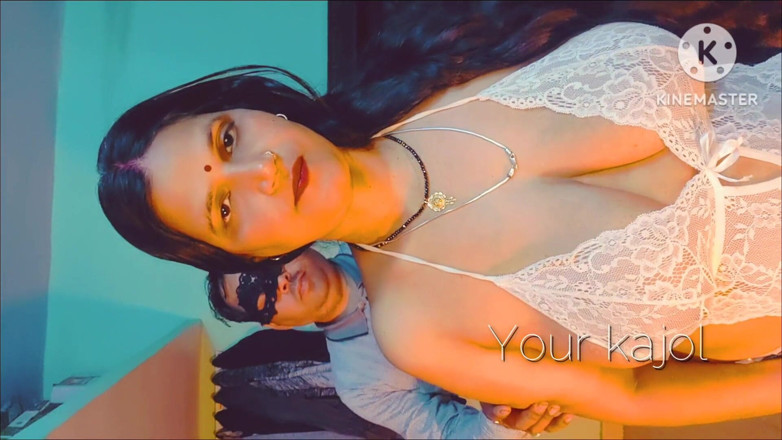 Lustykajolbhabhi: Chubby jeans wearing cum wife fucked while standing
