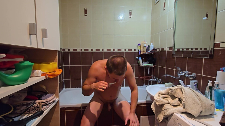 Fap_man93: Doccia e cure dentali e della pelle dopo una lunga...