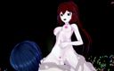 Hentai Smash: Novia es follada y preñada en el escenario delante de...